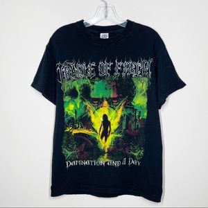 Cradle Of Fiflth Damnation And A Day Band Concert Tour T Shirt Men’s Medium